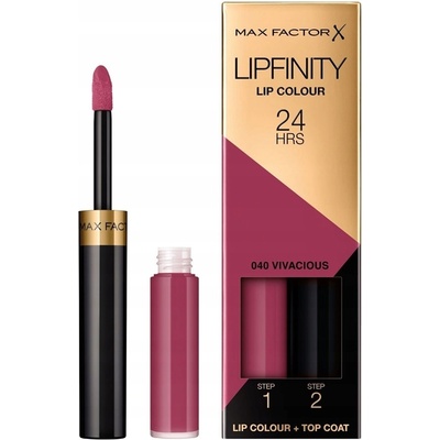 Max Factor Lipfinity Lip Colour Dlouhotrvající rtěnka 40 Vivacious 4,2 g