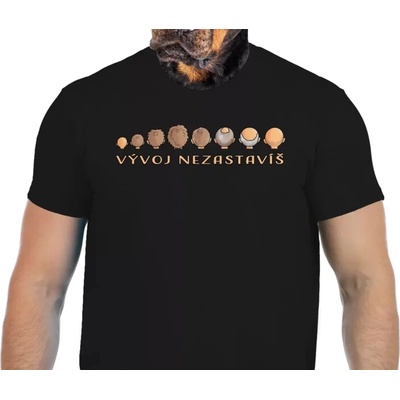 Vtipné tričko bastard Vývoj nezastavíš