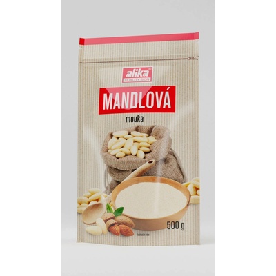 Alika Mleté blanšírované mandle 400 g