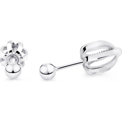 Cutie Jewellery náušnice pecky z bíleho zlata Z5013-30-X-2