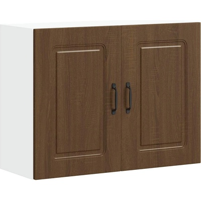 vidaXL Кухненски стенен шкаф, Kalmar, кафяв дъб, инженерно дърво (853594)