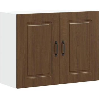 vidaXL Кухненски стенен шкаф, Kalmar, кафяв дъб, инженерно дърво (853594)