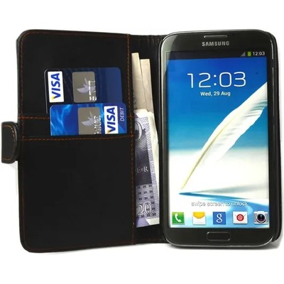 Samsung Galaxy Note II N7100 Wallet Калъф + Протектор