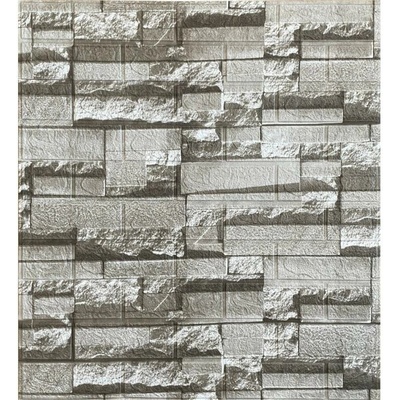 Impol Trade 3D FC72 70 x 77 cm, kameň svetlo sivý 1ks