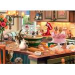 Schmidt Spiele - Puzzle Read: At the kitchen table - 1 000 piese