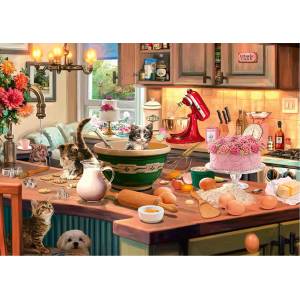 Schmidt Spiele - Puzzle Read: At the kitchen table - 1 000 piese