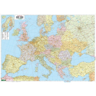 Freytag & Berndt nástěnná mapa Evropa 1:3,5 mil. politická laminovaná