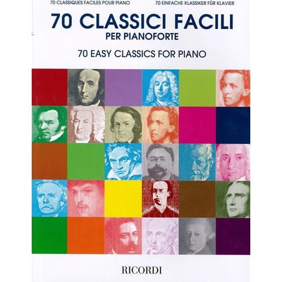 70 classici facili 70 klasických skladieb pre klavír