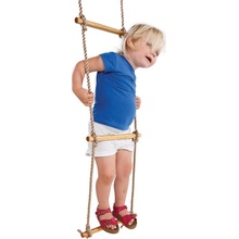 KBT drevený lanový rebrík Light 1,8 m 5 priečkový