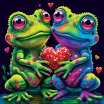 Yazz - Puzzle Frogs In Love - 1 000 piese