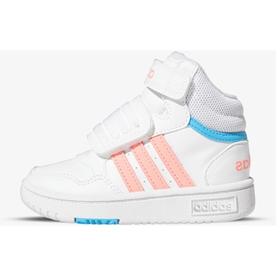 adidas hoops MID 3.0 AC bílá červená světle modrá – Sleviste.cz