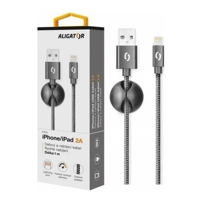 Aligator DATKP04 Premium Dátový 2A Lightning, černý