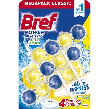 Bref Power Aktiv WC blok Lemon 3 x 50 g