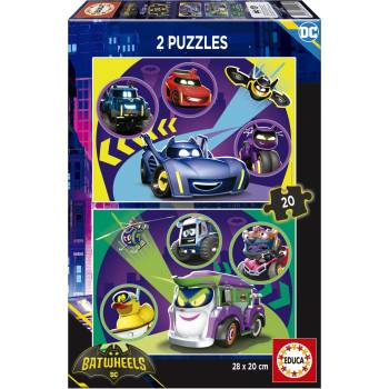 Educa - Puzzle 2x20 Batwheels - 40 - 99 piese
