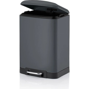 Image 1 of Kela Кош за отпадъци kela davino с педал (12 л) - тъмносив (kela 10908)