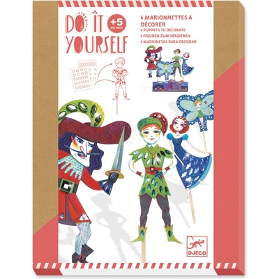 Djeco Kreativní sada Loutky Peter Pan