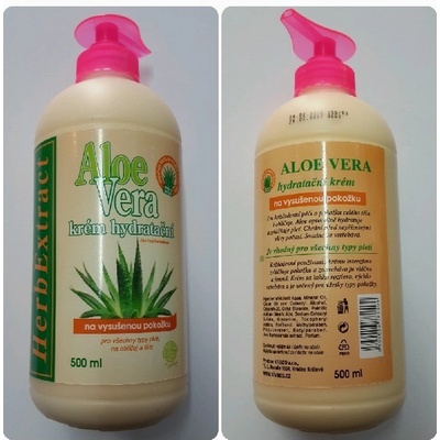Herb Extrakt Aloe Vera tělový krém 500 ml