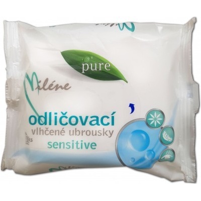Miléne Pure Sensitive odličovacie vlhčené obrúsky 25 ks
