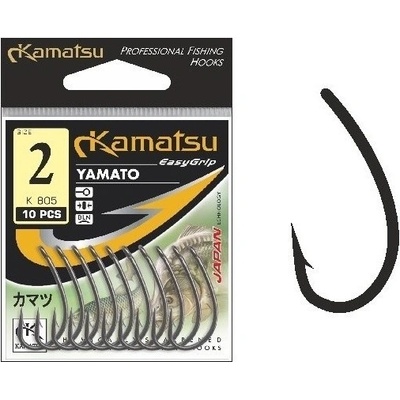 Kamatsu YAMATO CARP BLNO čierny nikel s očkom veľ.6 10 ks