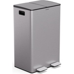 Klarstein EcoVista, кош за отпадъци с компостер, 60 л + 3 л/кофа + компостер, Soft-Close (KG28-60L-ss) (KG28-60L-ss) - electronic-star