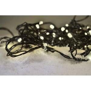 Solight 1V101-WW-LED Външен светлинен гирлянд с 100 LED, 8 режима, IP44, 13 m, топла бяла светлина (SL0437)