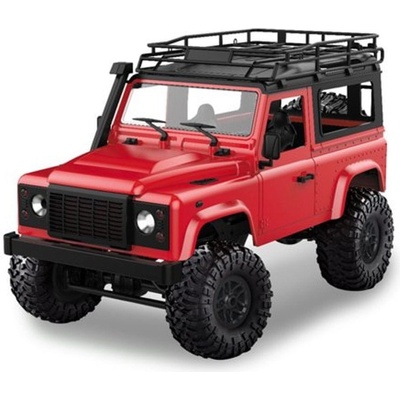Popron.cz D90 Rock Crawler Defender 4WD 2,4 GHz LED 100% RTR červená 1:12