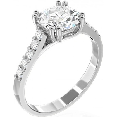 Couple prsten Delilah bílé zlato se zirkony 6660311 0 1