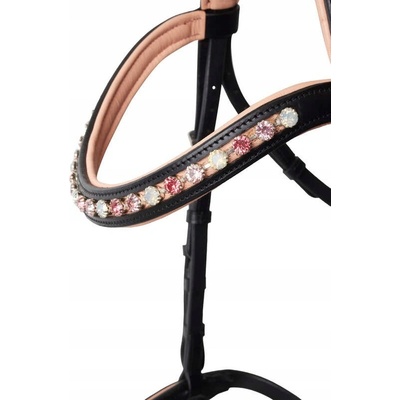 Horze Uzdečka MAGIC CAROUSEL Černá/Růžová