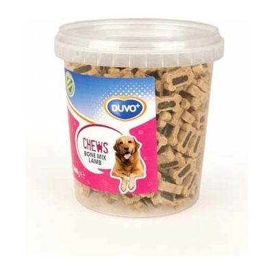 DUVO Duvo + Chews! Bone mix lamb mäkké pochúťky 500 g