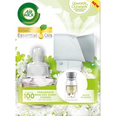 AIR WICK Fresh Ivory Freesia Bloom, elektrický osviežovač vzduchu Biele kvety frézie komplet 19 ml
