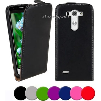 Image 1 of LG G3 S mini Флип Кожен Калъф + Скрийн Протектор
