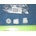 Compatible Зъбно колело 22t/15t, hp 3600, gr-3800, rc1-6281 (rc1-6281)