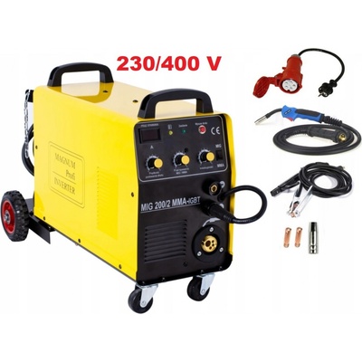 MAGNUM MIG 200/2 KN 200A 230v/400v MMA IGBT
