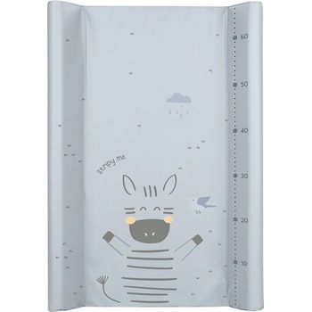 KikkaBoo Твърда PVC подложка за повиване 50х70см Stripy Friends (31108060103)