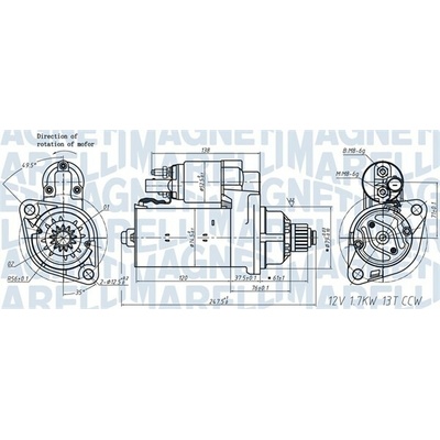 Štartér MAGNETI MARELLI 063721508010