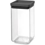 Brabantia Контейнер за съхранение на храна TASTY PLUS, 1.6 л, тъмносив, пластмаса, Brabantia (BRAB122385)