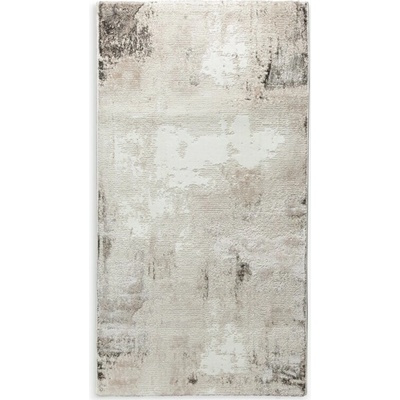 Takoy Koberec 80x150 cm světle šedý, bílý s abstraktním vzorem ASIA 4-HF-490187 | 80 x 150 cm