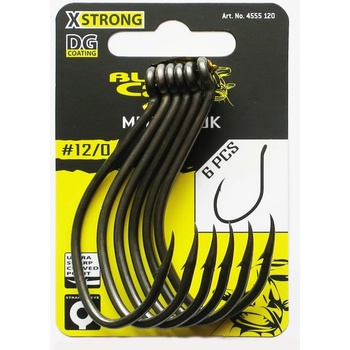 Black CAT MEGA Hook DG COATING vel.12 6 ks