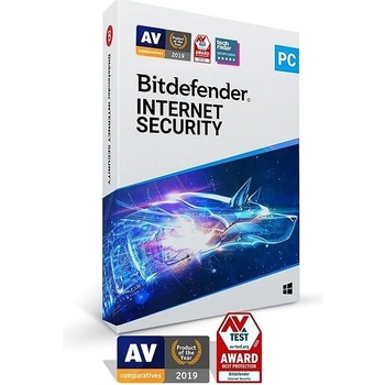 Bitdefender Internet Security 5 lic. 3 roky