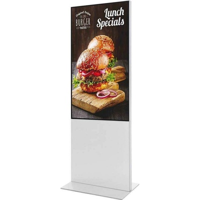 Jansen Display s.r.o. Digitálny totem Smart Line 55" biely, s monitorom