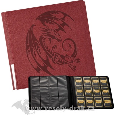 Dragon Shield Card Codex Portfolio Blood Red Album na 576 kariet