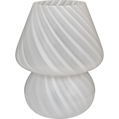 House Nordic Бяла LED настолна лампа със стъклен абажур (височина 19, 5 cm) Alton - House Nordic (6405240)