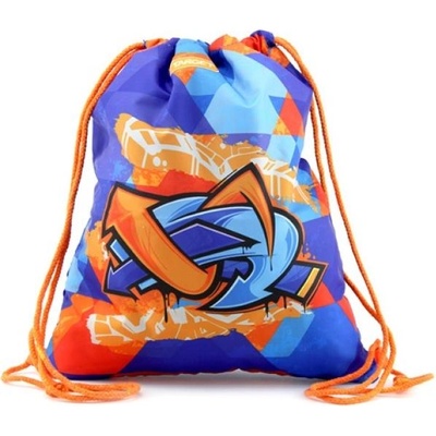 Target Спортна чанта Target, Graffiti, синьо-оранжева