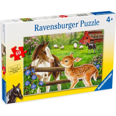 Ravensburger Пъзел Ravensburger от 60 части - Нови съседи (09625)