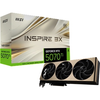 MSI GeForce RTX 5070 Ti INSPIRE 3X OC PLUS 16GB GDDR7 256bit