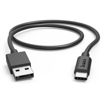 Hama Кабел USB-C - USB А, 0, 5 м, 480Мbit/ 3А, черен (HAMA-201705)