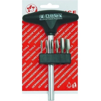 Bučovice Tools 948300 - Sada závitníků metrických metrických BIT 3, rozsah M4-M12, Rychlořezná ocel (HSS)