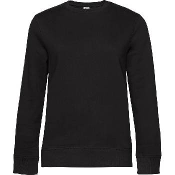 B&C Collection B&C QUEEN CREW NECK / Дамски суитшърт - черен меланж XS (01W01Qu3300)