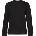 B&C Collection B&C QUEEN CREW NECK / Дамски суитшърт - черен меланж XS (01W01Qu3300)