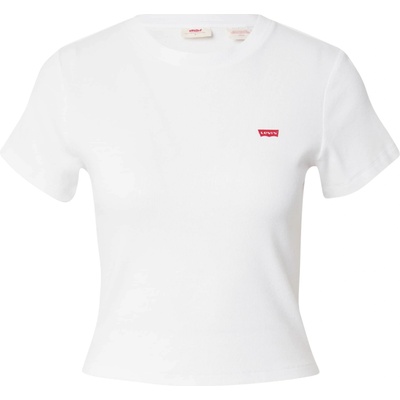 Levi's Тениска 'essential sporty' бяло, размер s